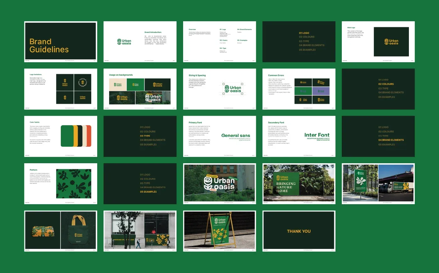 Free Style Guide Logo Variations Layout