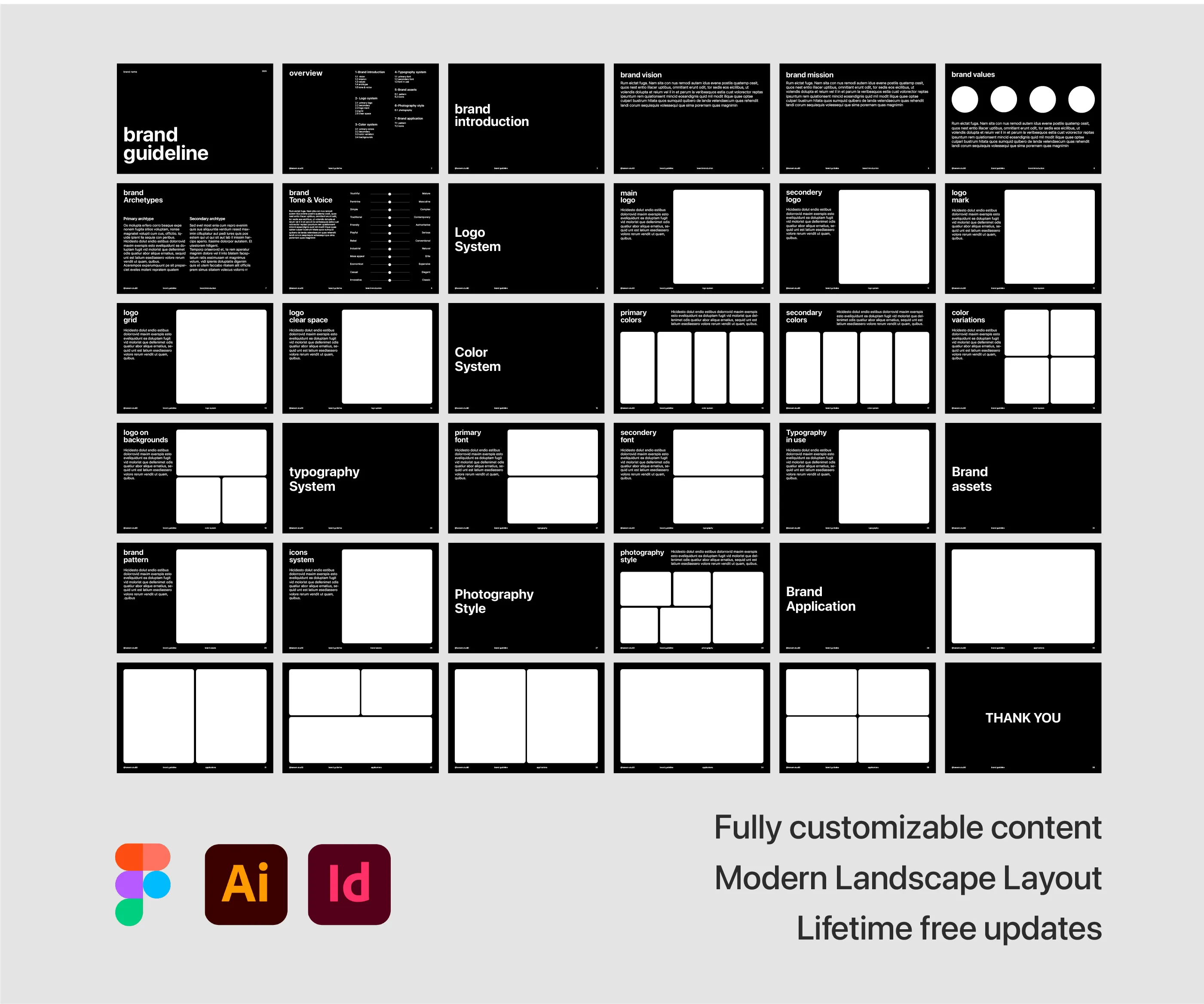 Ultimate Guidelines Stationery Layouts